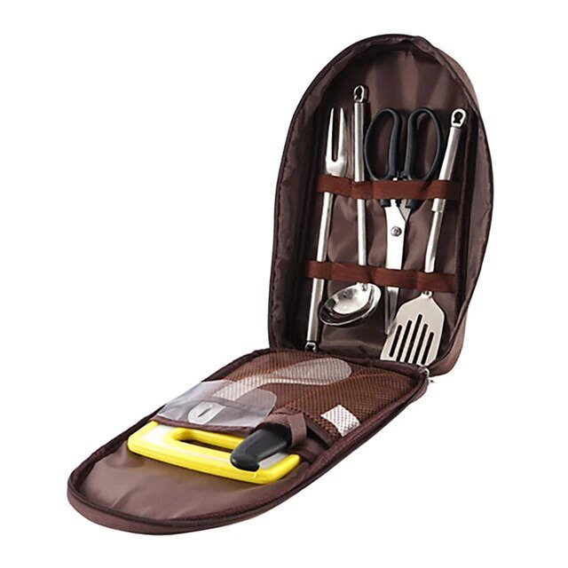 Camping köksutrustning set
