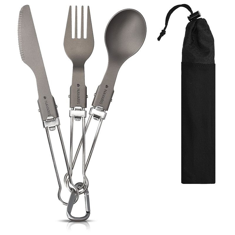 Camping Kniv Och Gaffel